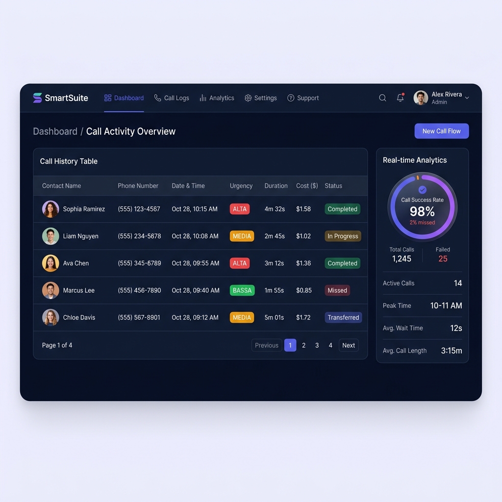 Dashboard SmartSuite